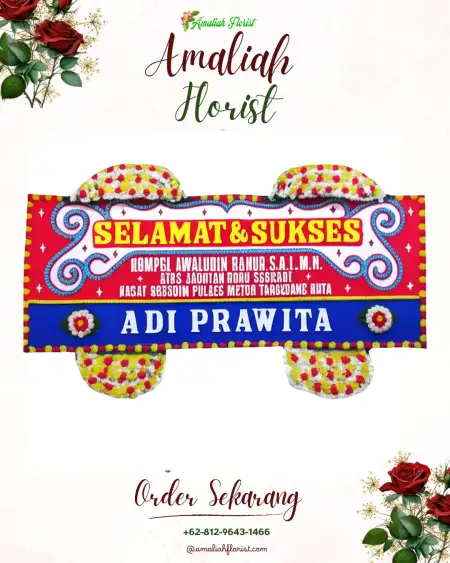Papan Bunga Ucapan Selamat Made